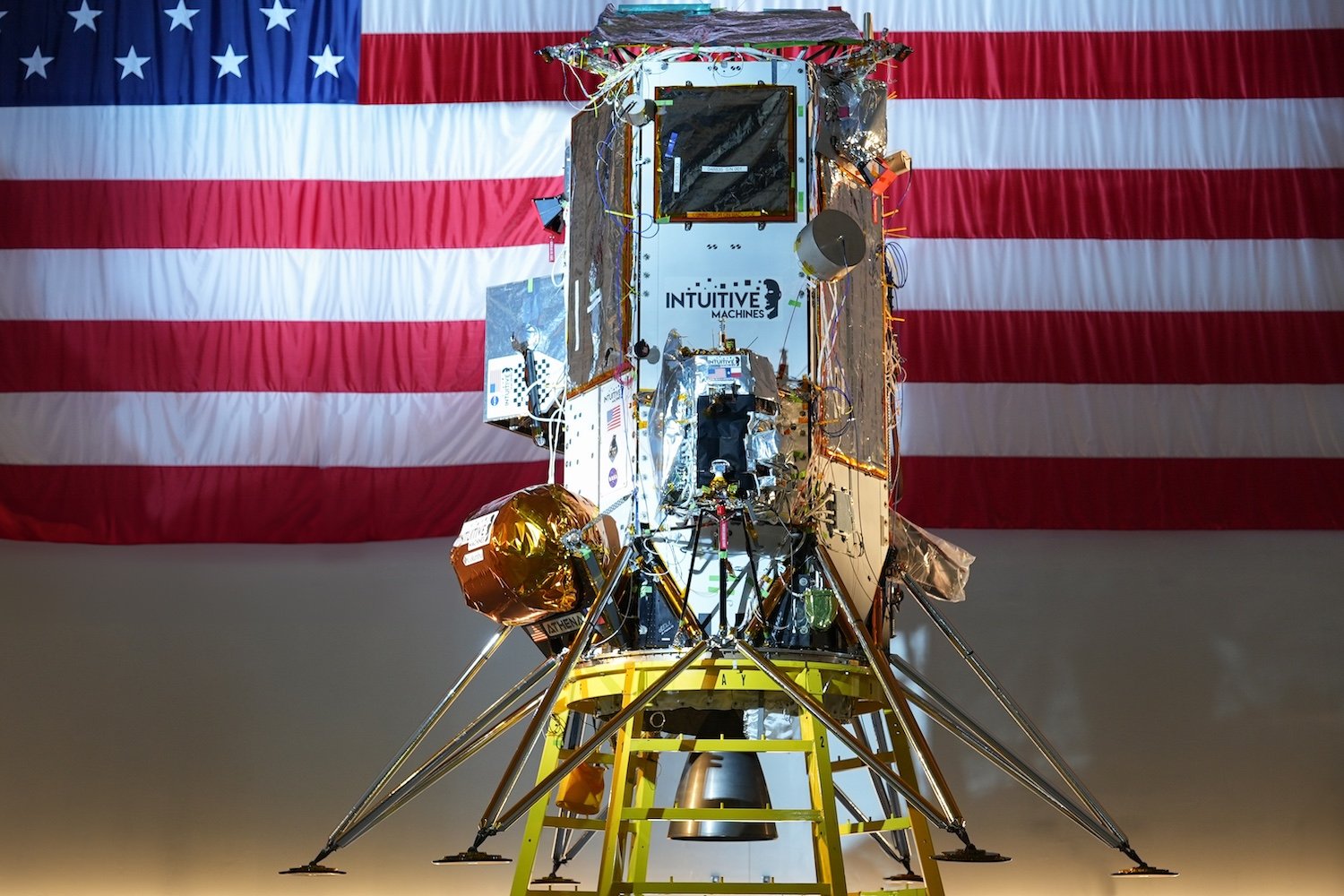 Nova-C class lunar lander at the Clean Center