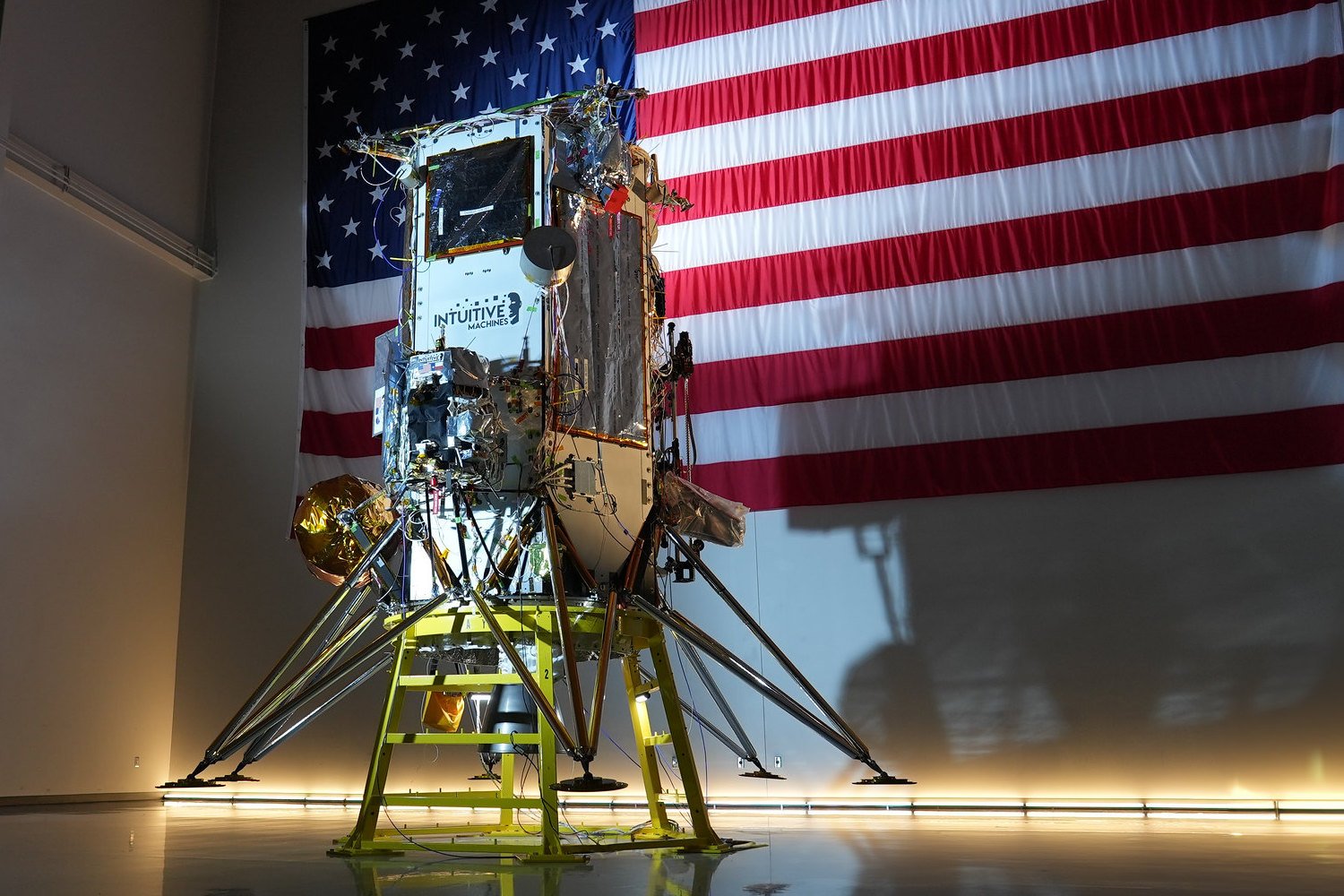 Photo of Intuitive Machine's Athena lunar lander