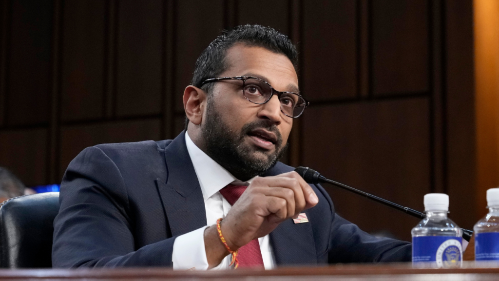 Kash Patel, President Trump's nominee to lead the FBI, advances towards confirmation