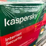 Kaspersky Internet Security software is seen at the store in Krakow, Poland on December 30, 2021.