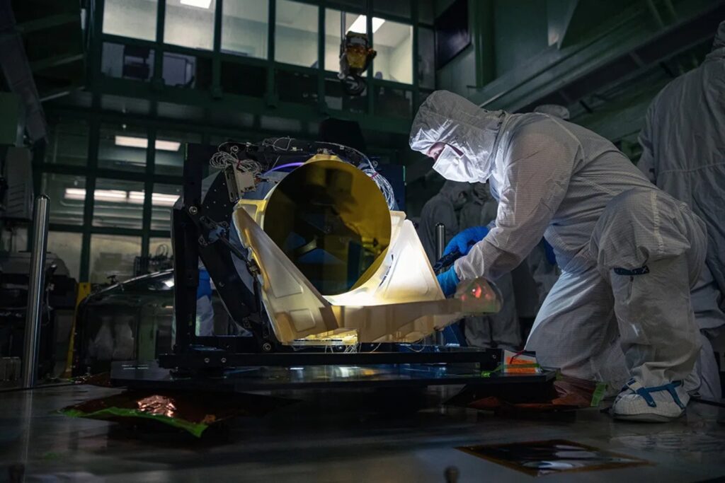 The LISA prototype at NASA Goddard on May 20, 2024.