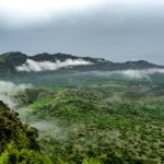 Ethiopia's Mount Fentale can be seen in this image.