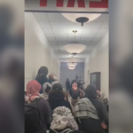 Anti-Israel protesters take over building at Barnard College in NYC