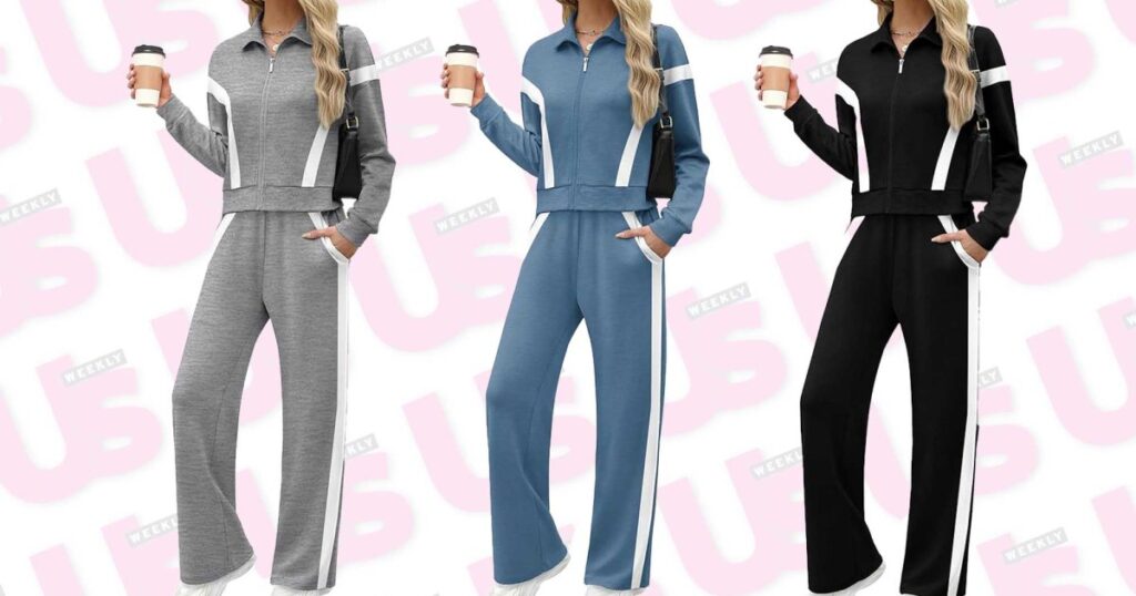 This Comfy Sweatsuit Channels '90s Sporty Chic Style