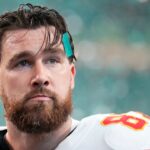 Chiefs' Travis Kelce walks off field downcast after Super Bowl LIX loss in possible final game