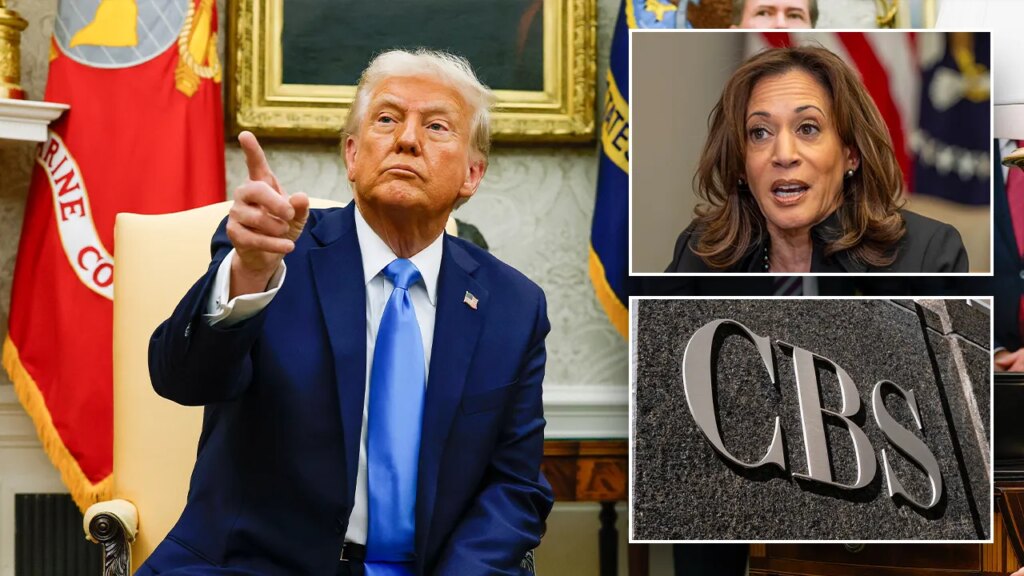 Trump unloads on CBS after network releases transcript of Harris interview