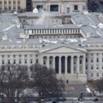 U.S. budget deficit surged in February, passing $1 trillion for new year-to-date record