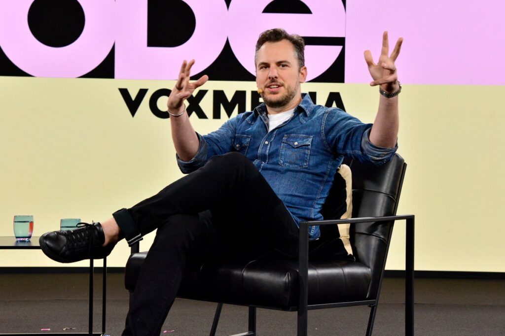 Mike Krieger, co-founder, Artifact speaks onstage during Vox Media's 2023 Code Conference