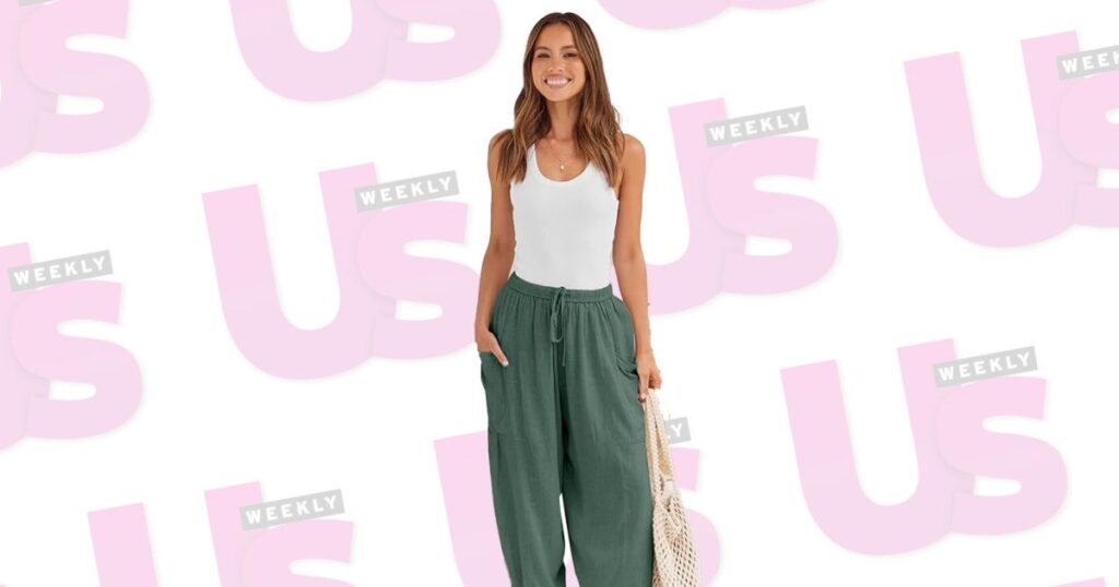 These Comfy, Ultra-Trendy Linen Cargo Pants Aren't See-Through