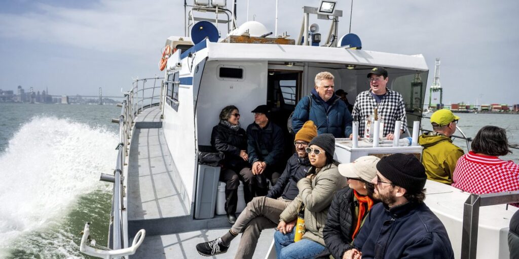 California’s salmon fishermen are making their living from whale watchers and sea burials because the fishery is closed for a 2nd year