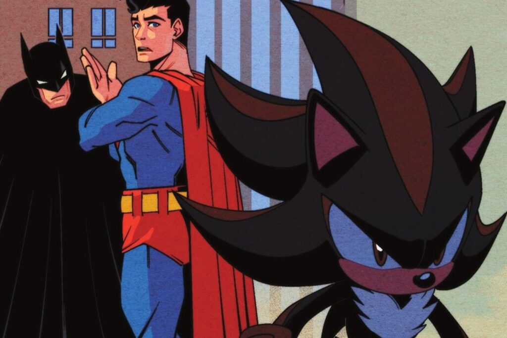 Dc X Sonic 1 Batman Shadow