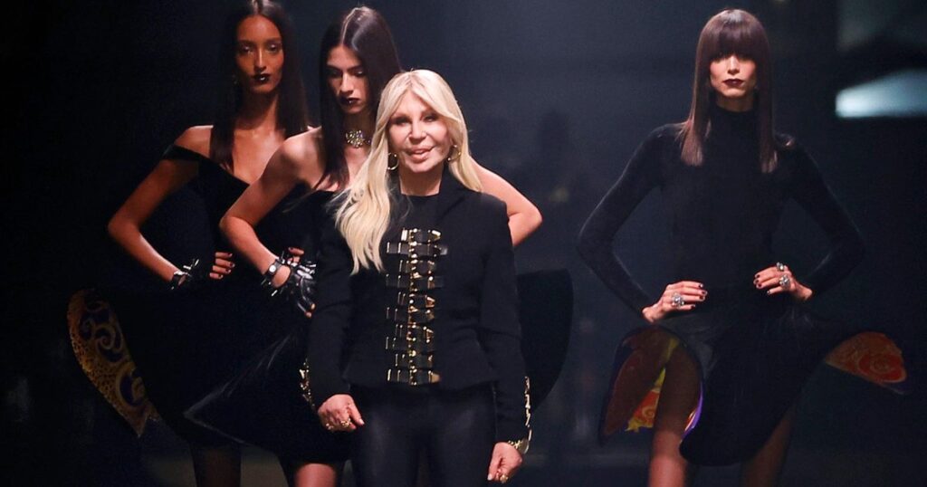 Donatella Versace Opens Emotional Milan Show With 'My Name Is...Versace'