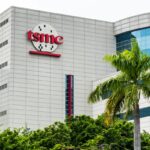 Taiwan Semiconductor Manufacturing Company (TSMC) plant in Tainan Science Park, Taiwan; TSMC is the world's largest dedicated independent (pure-play) semiconductor foundry.