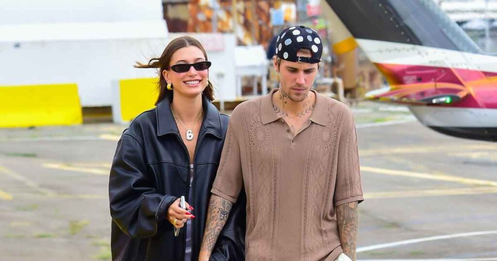 Justin Bieber and Hailey Bieber Wear Mickey and Minnie Disneyland Ears