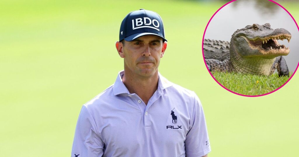 Golfer Billy Horschel Scares an Alligator Off the Course: Wild Video