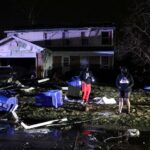 Tornadoes strike US South, killing 13 people amid rising risk