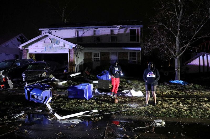 Tornadoes strike US South, killing 13 people amid rising risk