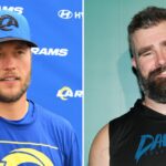 Matthew Stafford Gives Jason Kelce Advice Before Welcoming 4th Baby