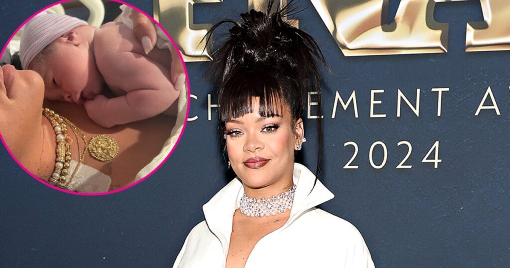 Rihanna Wore Pearls, Sunglasses When She Gave Birth to Sons