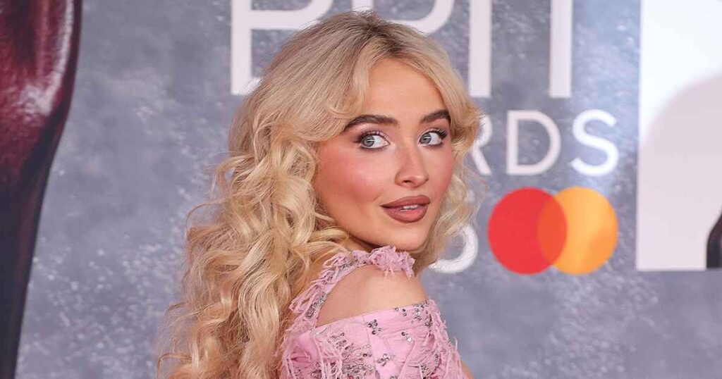 Sabrina Carpenter Wows in Romantic McQueen at 2025 Brits