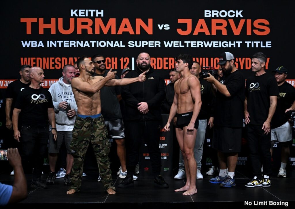 Image: Today’s Live Results: Thurman vs. Jarvis from Australia