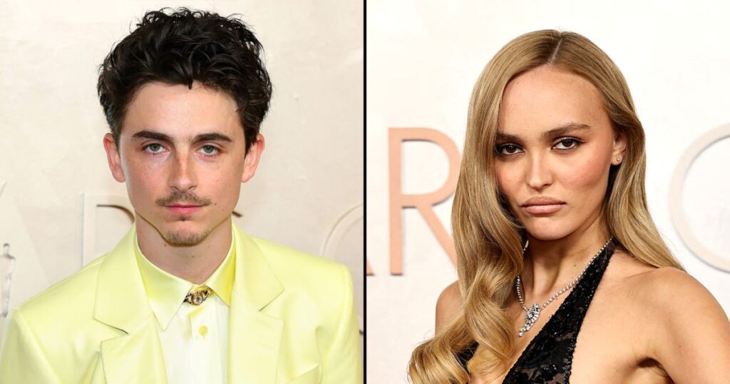 Celebrity Exes at the 2025 Oscars: Timothee Chalamet and Lily-Rose Depp