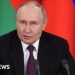 Vladimir Putin sets out conditions for Ukraine ceasefire