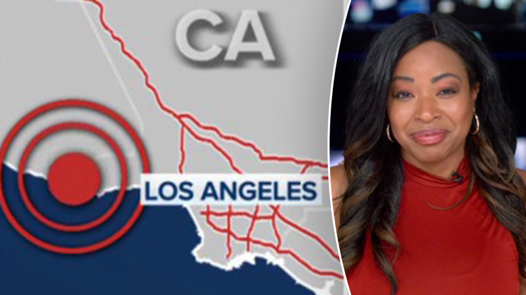 LA-based FOX correspondent live on air as 4.1 magnitude earthquake hits