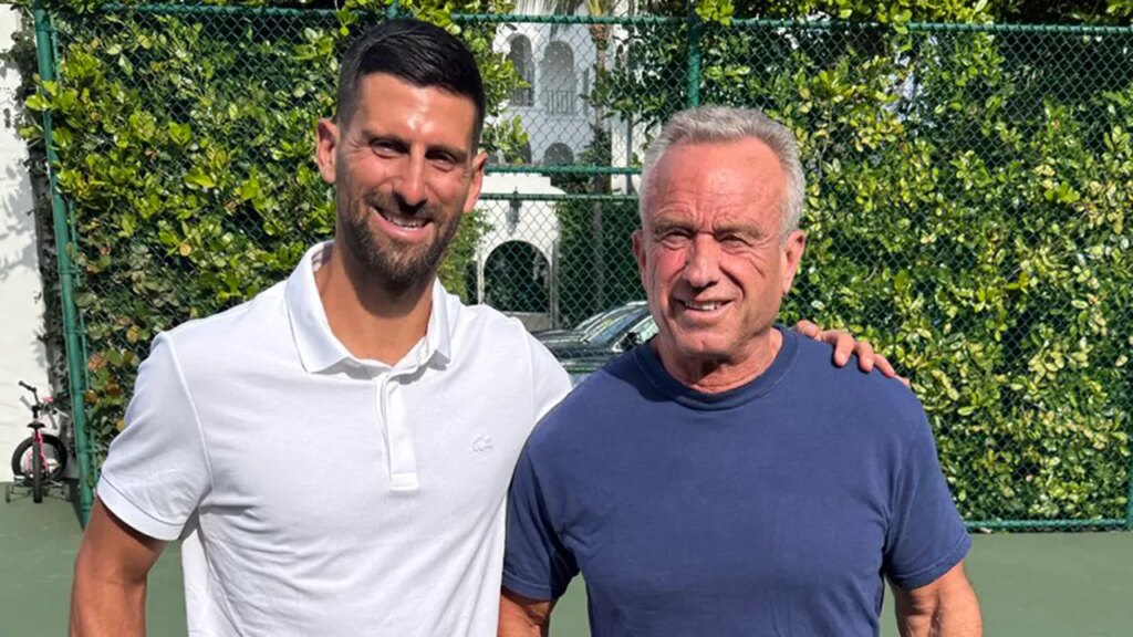 RFK Jr praises Novak Djokovic on social media