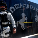 BBC visits Mexican cartel 'extermination' site