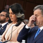 FBI Director Kash Patel, Director of National Intelligence Tulsi Gabbard, and Central Intelligence Agency Director John Ratcliffe, appear during a Senate Committee on Intelligence Hearing on March 25, 2025 in Washington, DC.