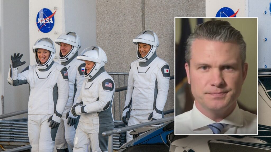 Hegseth shares message to SpaceX rescue mission crew: ‘Wish you Godspeed’