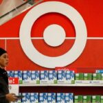 Shoppers in a Target store