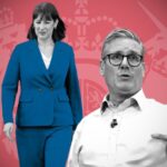 Montage shows Rachel Reeves and Keir Starmer against a Treasury logo backdrop