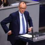 Germany’s chancellor-to-be Friedrich Merz in the Bundestag in Berlin, Germany on March 13 2025