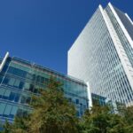 Office buildings in Upper Bank Street, Canary Wharf