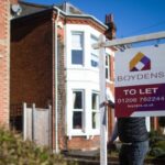 Letting sign outside a house