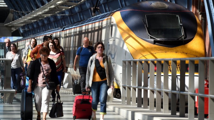 Eurostar trains between Paris and London suspended after WW2 bomb found near tracks