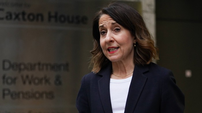 Liz Kendall, work and pensions secretary