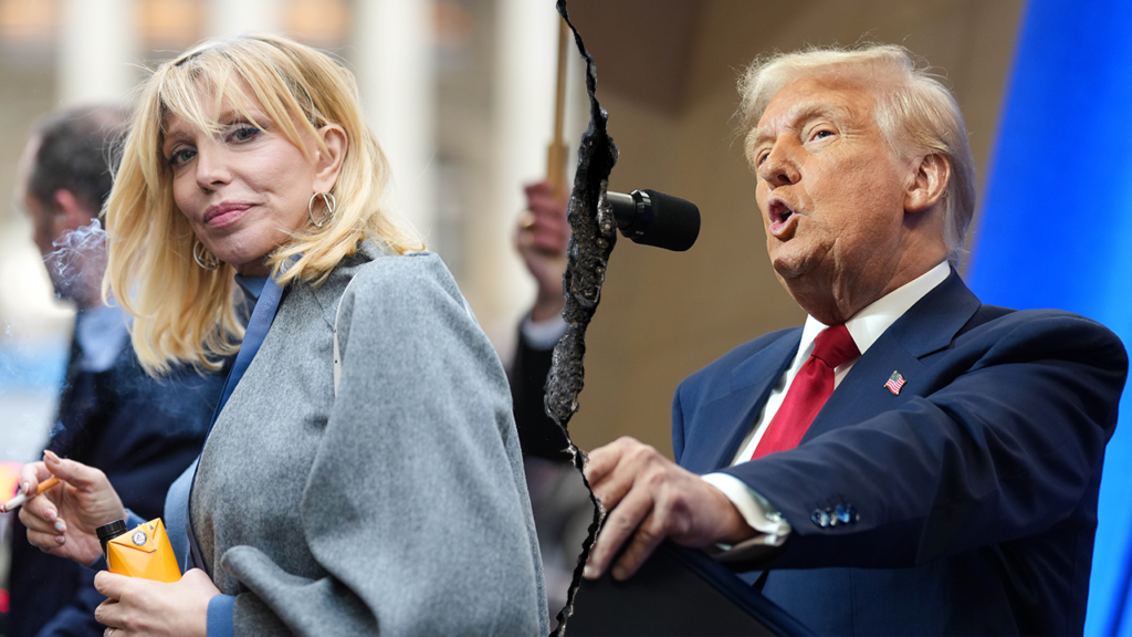 Courtney Love announces she's fleeing America over Trump