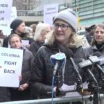 Columbia University professors, activists hold "emergency vigil"