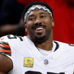 Browns retain Myles Garrett, defensive end to sign historic contract extension