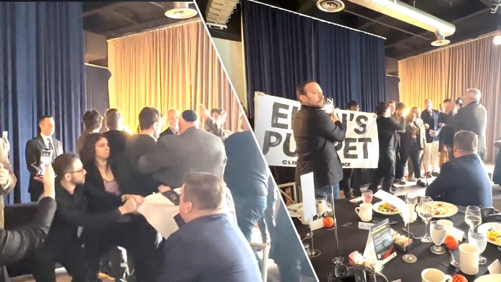 Republican lawmaker speaks out after activists disrupt private luncheon