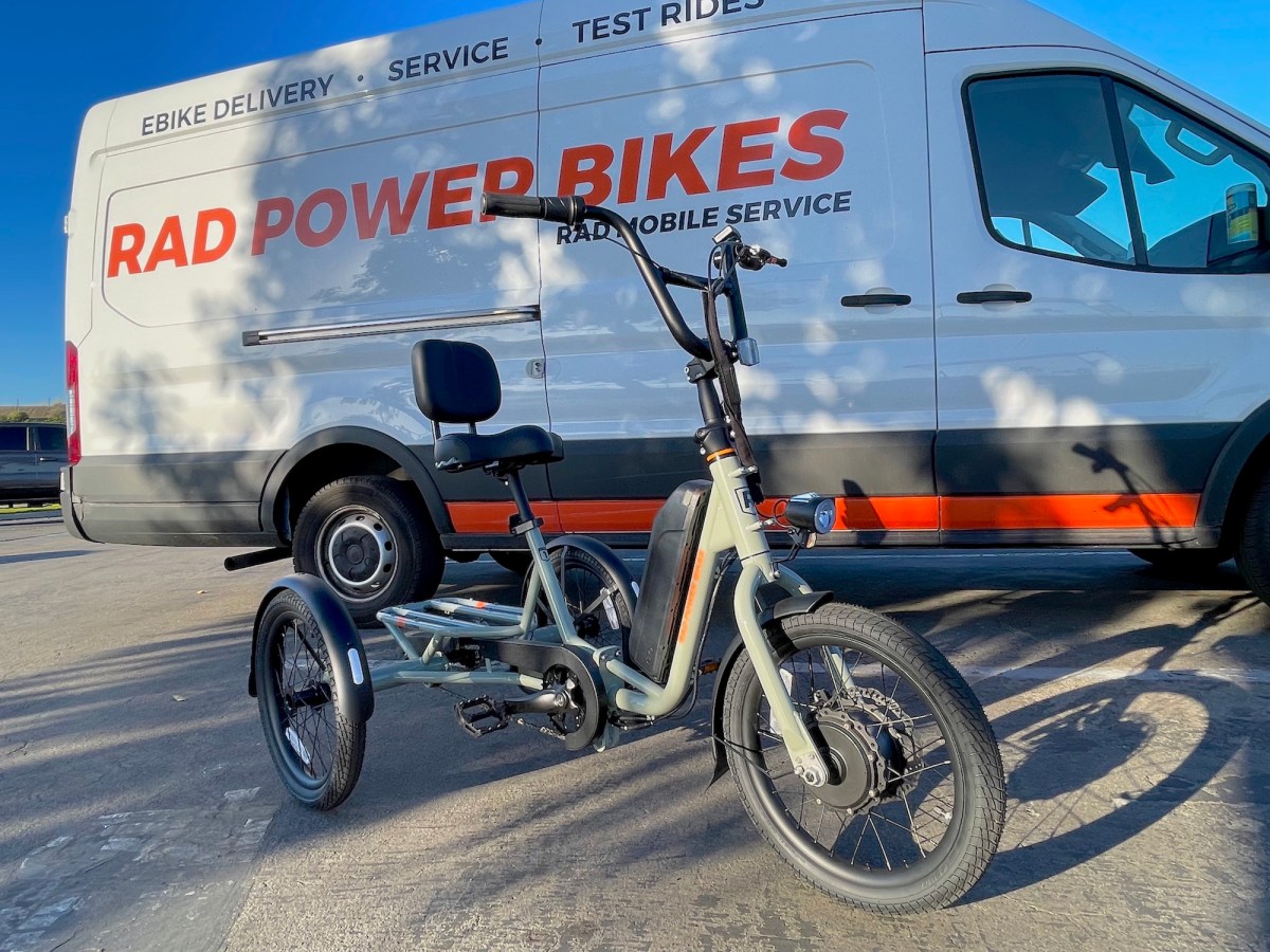 rad power bikes trike and van