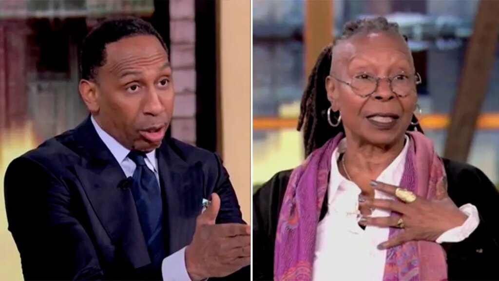 Stephen A. Smith spars with Whoopi Goldberg on how Dems are messaging