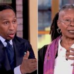 Stephen A. Smith spars with Whoopi Goldberg on how Dems are messaging