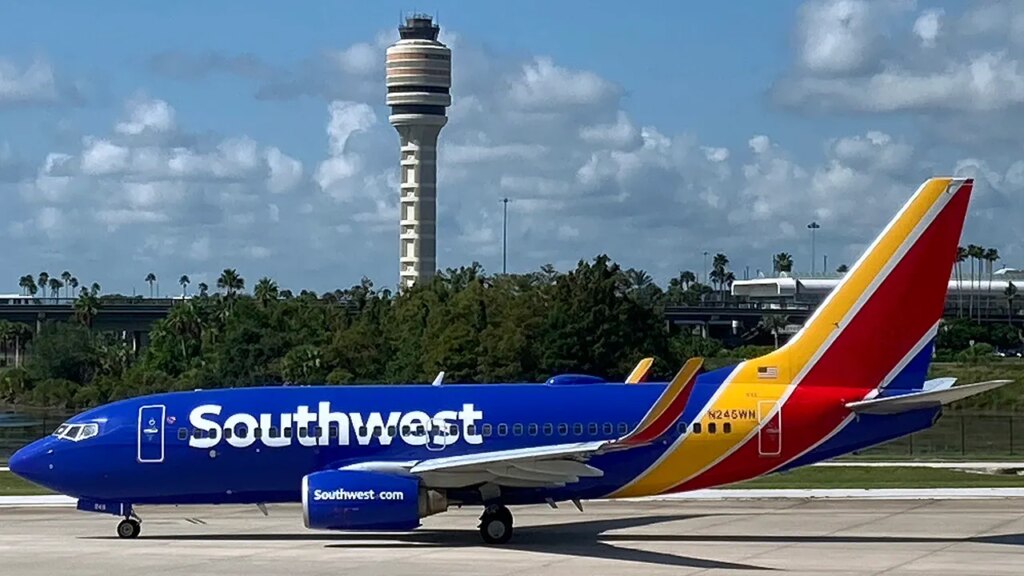 Southwest Airlines plane in Orlando tried to take off from taxiway