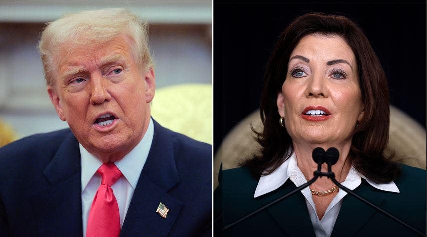 Trump and Kathy Hochul have 'productive meeting' amid tense relationship