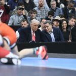 Trump at NCAA championships: Penn State wrestlers react to president