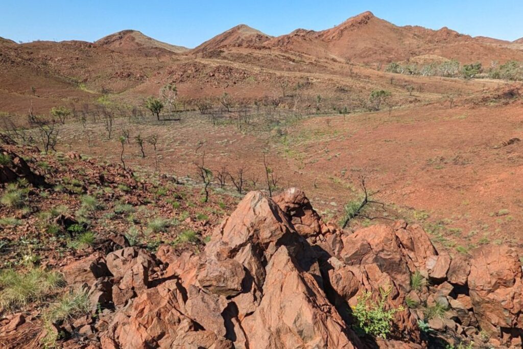 The crater is in Western Australia's Pilbara.